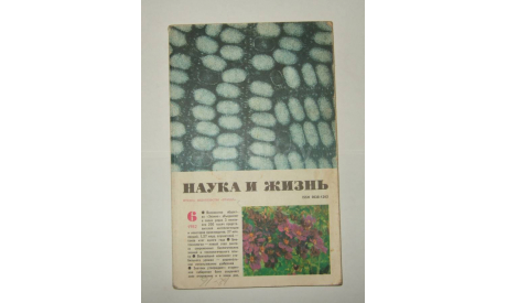 Журнал Наука и Жизнь № 6 1982 год СССР, литература по моделизму