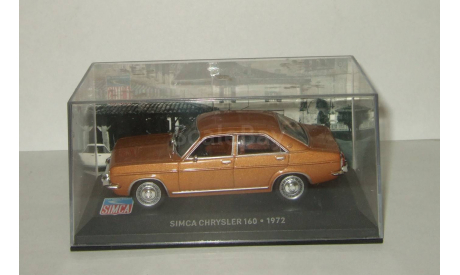 Крайслер Simca Chrysler 160 1972 IXO Altaya 1:43, масштабная модель, scale43
