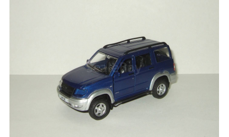 Уаз 3163 Patriot Патриот 4x4 2013 Синий металлик Autotime 1:43, масштабная модель, 1/43, Autotime Collection