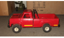 Игрушка Джип Пикап Шевроле Chevrolet K20 Pickup 4x4 1980 Красный Сделано в СССР 1:18, масштабная модель, scale18