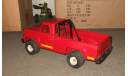 Игрушка Джип Пикап Шевроле Chevrolet K20 Pickup 4x4 1980 Красный Сделано в СССР 1:18, масштабная модель, scale18