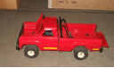 Игрушка Джип Пикап Шевроле Chevrolet K20 Pickup 4x4 1980 Красный Сделано в СССР 1:18, масштабная модель, scale18