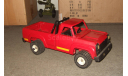 Игрушка Джип Пикап Шевроле Chevrolet K20 Pickup 4x4 1980 Красный Сделано в СССР 1:18, масштабная модель, scale18