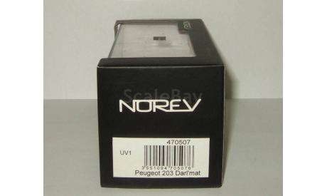 Пежо Peugeot 203 DARL’MAT Norev 1:43 470507, масштабная модель, 1/43