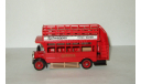 автобус двухэтажный A.E.C. S Type Omnibus 1922 Y-290 Models of Yesterday Matchbox 1:50, масштабная модель, 1/50