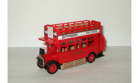автобус двухэтажный A.E.C. S Type Omnibus 1922 Y-290 Models of Yesterday Matchbox 1:50, масштабная модель, 1/50