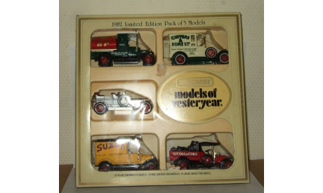 Набор 5 моделей - Rolls Royce + Talbot + Ford + Crossley + Ford Models of Yesterday Matchbox 1:43, масштабная модель, 1/43, Rolls-Royce