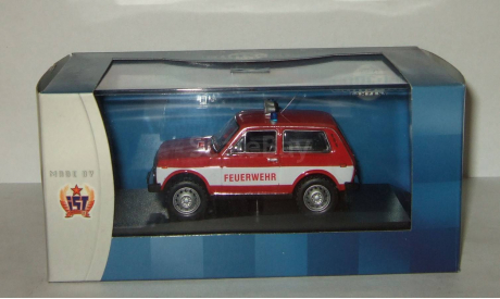 Ваз 2121 Нива Lada Niva 4x4 Feuerwehr (Пожарная) IST Cars & Co 1:43 CCC049, масштабная модель, scale43, IST Models