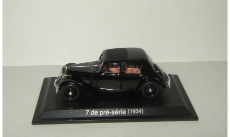 Ситроен Citroen 7 de pre-serie 1934 Altaya 1:43, масштабная модель, 1/43, Citroën