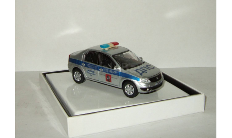Рено Renault Logan Полиция Москва Eligor 1:43, масштабная модель, scale43