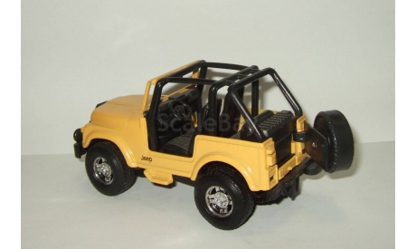 Джип Jeep CJ Wrangler 4x4 1977 New Ray 1:24, масштабная модель, scale24, New-Ray Toys