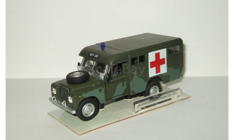 Land Rover Series III Military Ambulance Скорая помощь 4х4 4WD 1979 Hongwell Cararama 1:43 Ранний, масштабная модель, Bauer/Cararama/Hongwell, scale43