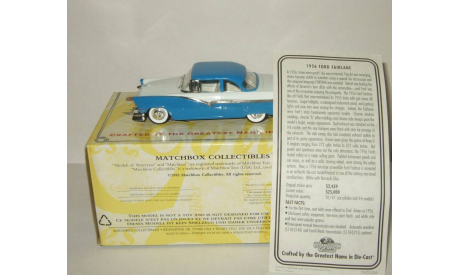 Форд Ford Fairlane 1956 Dinky Matchbox 1:43, масштабная модель, 1/43