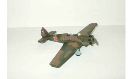 самолет УТ 2 1936 СССР Легендарные самолеты IXO De Agostini 1:77, масштабные модели авиации, IXO Самолёты