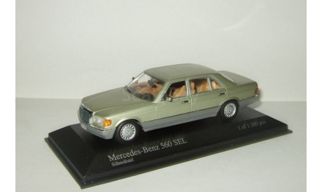 Мерседес Бенц Mercedes Benz 560 SEL W126 1989 Minichamps 1:43 430039306 Редкий, масштабная модель, Mercedes-Benz, scale43