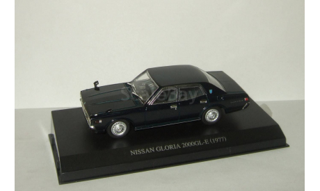 Ниссан Nissan Gloria 2000 GL-E 1977 черный DISM 1:43, масштабная модель, scale43