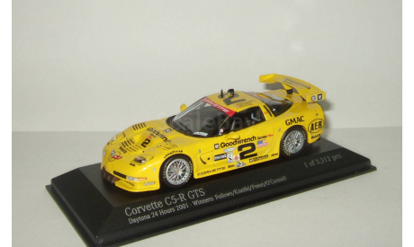 Chevrolet Corvette C5R Winner Daytona 2001 Minichamps 1:43 AC4 011402, масштабная модель, scale43