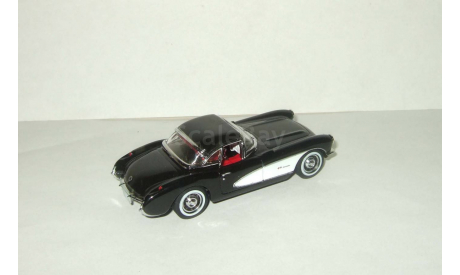 Шевроле Chevrolet Corvette 1956 Черный Dinky Matchbox 1:43, масштабная модель, 1/43