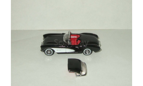 Шевроле Chevrolet Corvette 1956 Черный Dinky Matchbox 1:43, масштабная модель, 1/43