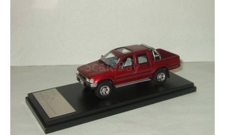 Тойота Toyota Hilux 4WD Pick Up Truck SSR-X 1992 Пикап Red Hi Story 1:43, масштабная модель, 1/43, Hi-Story