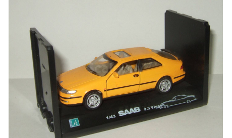 Сааб Saab 9-3 Viggen 1999 Cararama Hongwell 1:43 Ранний Открываются двери, масштабная модель, 1/43, Bauer/Cararama/Hongwell