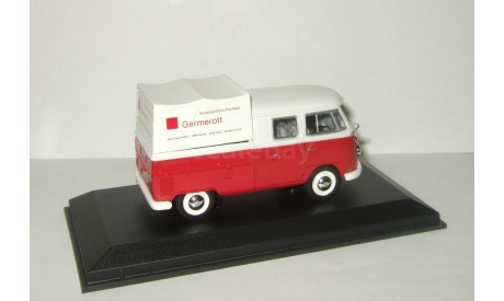 Фольксваген Volkswagen T1 c Transporter Doka Germerott 1 1964 Norev 1:43 840214, масштабная модель, scale43