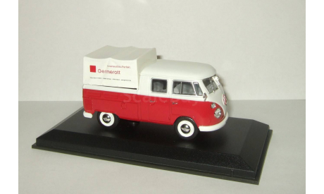Фольксваген Volkswagen T1 c Transporter Doka Germerott 1 1964 Norev 1:43 840214, масштабная модель, scale43