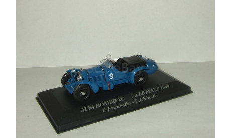 Альфа Ромео Alfa Romeo 8C 1st Le Mans 1934 Etancelin - Chinetti IXO Altaya Museum 1:43, масштабная модель, 1/43