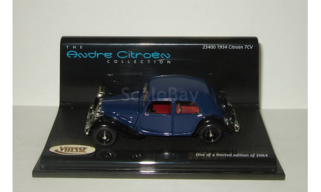 Ситроен Citroen 7CV 1934 Vitesse 1:43 23400, масштабная модель, Citroën, scale43