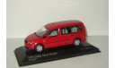 Фольксваген VW Volkswagen CADDY MAXI SHUTTLE 2007 Красный Minichamps 1:43 400057000, масштабная модель, 1/43