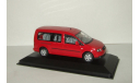 Фольксваген VW Volkswagen CADDY MAXI SHUTTLE 2007 Красный Minichamps 1:43 400057000, масштабная модель, 1/43