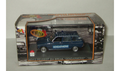 Пежо Peugeot 204 Break Gendarmerie Police 1969 Norev Nostalgie 1:43, масштабная модель, 1/43