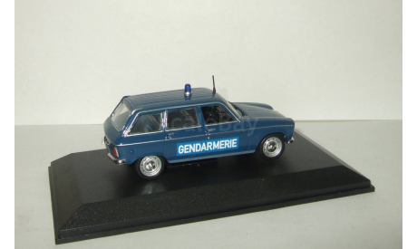 Пежо Peugeot 204 Break Gendarmerie Police 1969 Norev Nostalgie 1:43, масштабная модель, 1/43