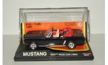 Форд Ford Mustang Indy Pace Car 1964 Черный New Ray 1:43 48639 Ранний, масштабная модель, scale43