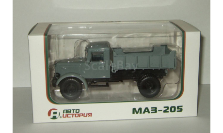 Маз 205 самосвал СССР Автоистория 1:43 100695, масштабная модель, scale43, Автоистория (АИСТ)