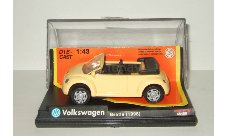 Фольксваген VW Volkswagen New Beetle Kafer Жук 1998 New Ray 1:43 48499 Ранний, масштабная модель, scale43