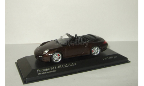 Порше Porsche 911 Cabriolet (997 II Generation) 2009 Minichamps 1:43 400066430, масштабная модель, 1/43