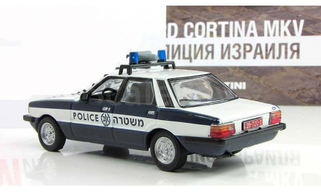 Форд Ford Cortina Полиция Израиля 1975 IXO Полицейские Машины Мира 1:43, масштабная модель, 1/43, Полицейские машины мира, Deagostini