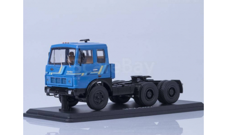 МАЗ 6422 седельный тягач (ранний, синий) /откидывающаяся кабина/ SSM 1:43 SSM1172, масштабная модель, 1/43, Start Scale Models (SSM)