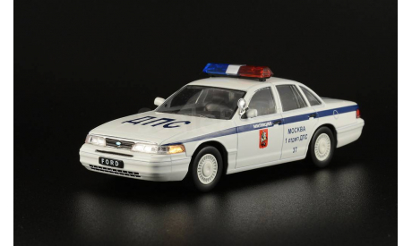 Форд Ford Crown Victoria ДПС ГАИ Москва 1996 IXO Автомобиль на службе 1:43, масштабная модель, 1/43, Автомобиль на службе, журнал от Deagostini