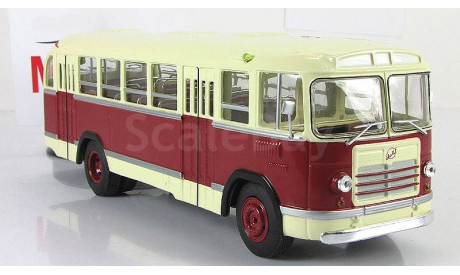 Автобус Лиаз 158 В 1959 бордовый/бежевый СССР ClassicBus 1:43, масштабная модель, 1/43