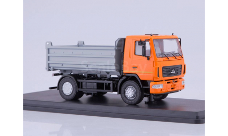 Маз 5550 самосвал (рестайлинг) SSM 1:43 SSM1214, масштабная модель, Kyosho, Lancia, scale43