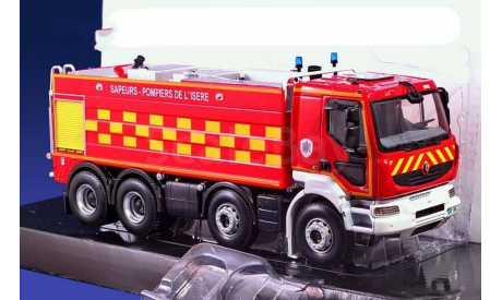 Рено Renault Kerax Пожарный Pompiers FMOGP 2008 Norev 1:43, масштабная модель, scale43