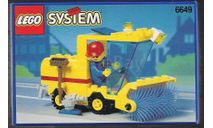 набор Конструктор Лего Уборочный трактор Lego 6649 1995 год Раритет 100 % Оригинал, масштабная модель, scale43