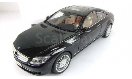 Мерседес Mercedes Benz CL Сlass Сoupe C216 Черный AutoArt 1:18 76165, масштабная модель, 1/18, Mercedes-Benz