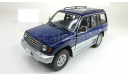 Мицубиси Mitsubishi Pajero Long 3.5 V6 4WD 4x4 Синий Sunstar 1:18 1223, масштабная модель, scale18