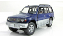Мицубиси Mitsubishi Pajero Long 3.5 V6 4WD 4x4 Синий Sunstar 1:18 1223, масштабная модель, scale18