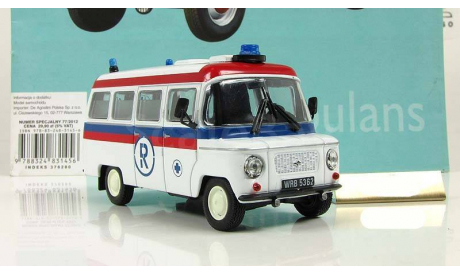 Ныса Nysa 522 R Ambulance Скорая помощь 1988 IST Kultowe Auta 1:43, масштабная модель, scale43, DeAgostini-Польша (Kultowe Auta)