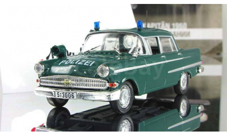 Опель Opel Kapitan Полиция Германии 1972 IXO Полицейские Машины Мира 1:43, масштабная модель, Полицейские машины мира, Deagostini, scale43