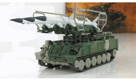 Зенитно ракетный комплекс ЗРК ’Куб’ 1967 СССР серия ’Русские танки’ 1:72, масштабные модели бронетехники, 1/72, Русские танки (Ge Fabbri)